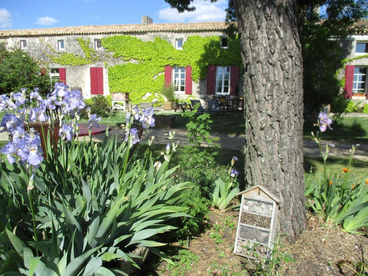 Вилла Logis De Bois Roche Saint-Bonnet-sur-Gironde Экстерьер фото